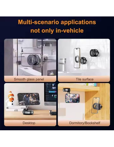 Soporte Magnético Ajustable para Teléfono - 360 y Manos Libres