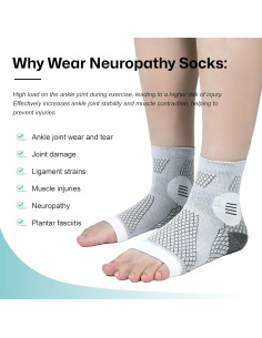 Calcetines de Compresión para Tobillo Soloever - Alivio Fascitis Plantar 2