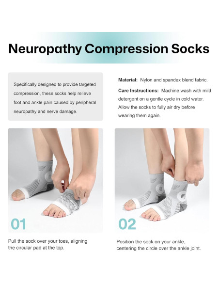 Calcetines de Compresión para Tobillo Soloever - Alivio Fascitis Plantar