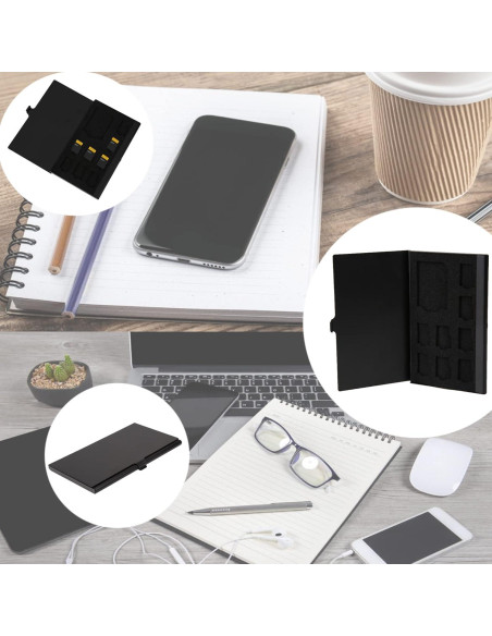 Funda Dura PCTC para Tarjetas de Memoria 9 en 1 - Aluminio Gris