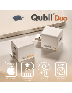 MAKTAR Qubii Duo USB-C 128GB Respaldo Automático iPhone 2