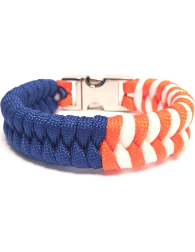 Pulsera de Paracord 550 Tru550 para Hombre - New York Knicks