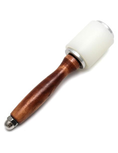 Martillo de Grabado de Cuero QWORK 215mm Nylon Madera