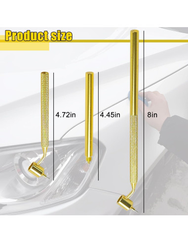 Bolígrafo de Pintura Automotriz Sandfren 0.5mm Amarillo