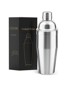 Shaker de cóctel LUCKYGOOBO 24 oz Acero Inoxidable Profesional