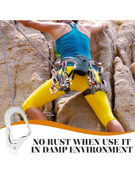 Gancho de Seguridad DOITOOL de Acero Aleado 22cm con Bloqueo