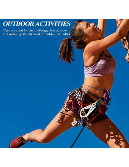 Gancho de Seguridad DOITOOL de Acero Aleado 22cm con Bloqueo