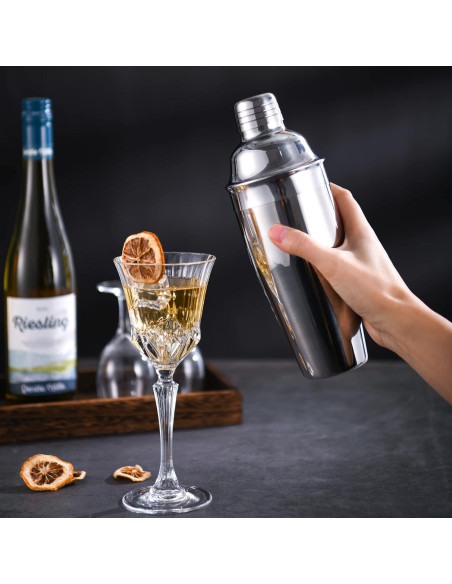 Shaker de cóctel LUCKYGOOBO 24 oz Acero Inoxidable Profesional