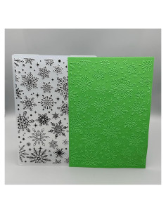 Plantilla de Embosado 3D Plástico Navidad 12.7x17.8 cm