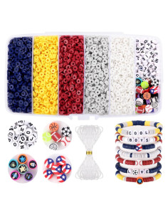 Kit de Cuentas de Arcilla Funtopia 5000 Pcs para Pulseras
