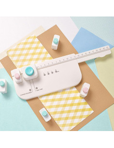 Perforador de Pestañas AYNEFY con 4 Tamaños de Etiquetas 2