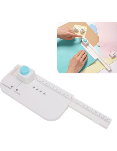 Perforador de Pestañas AYNEFY con 4 Tamaños de Etiquetas