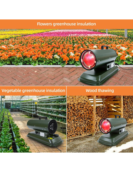 Calentador de aire diésel Towallmark 80,000 BTU portátil