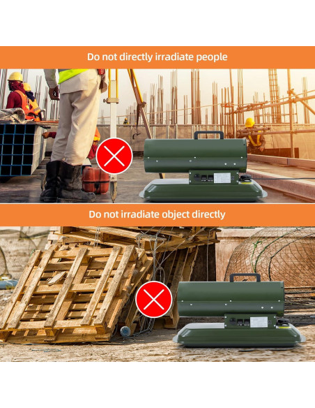 Calentador de aire diésel Towallmark 80,000 BTU portátil