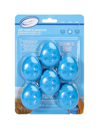 Bolas Eliminadoras de Olores y Toallitas Limpiadoras Air Jungles