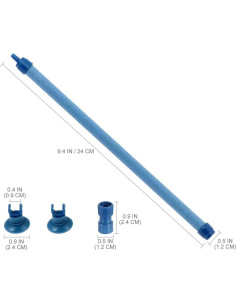 Barra de aire para acuario WINOMO 25.4 cm con burbujas 2