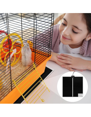 Almohadilla Térmica para Reptiles ROCEEI 28x28 cm 14W