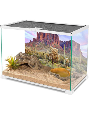 Fondo de Terrario 90x45 cm AWERT Cielo Azul Nubes