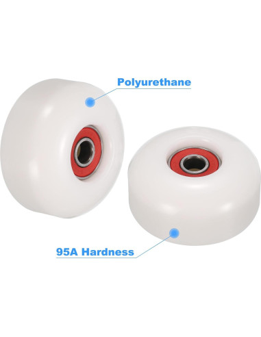 Ruedas de Skateboard PATIKIL 52mm 95A con Herramienta Todo-en-Uno