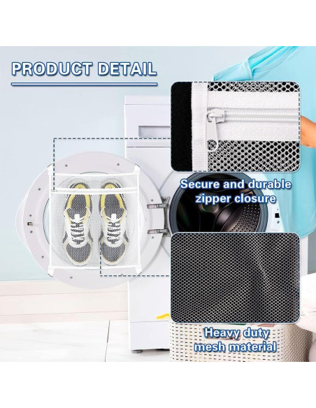 Bolsa de Secado de Zapatos Kazheon 2 Pcs Ajustable 40x38cm