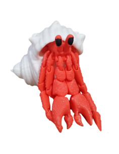 Cangrejo Ermitaño 3D Articulado - Juguete Antiestrés Creativo