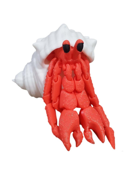 Cangrejo Ermitaño 3D Articulado - Juguete Antiestrés Creativo