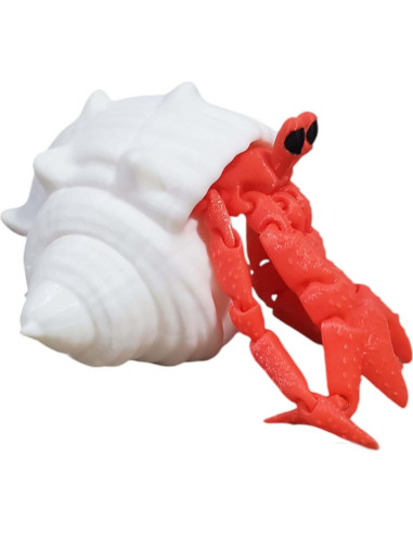 Cangrejo Ermitaño 3D Articulado - Juguete Antiestrés Creativo