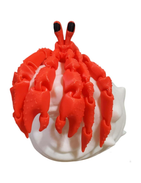 Cangrejo Ermitaño 3D Articulado - Juguete Antiestrés Creativo