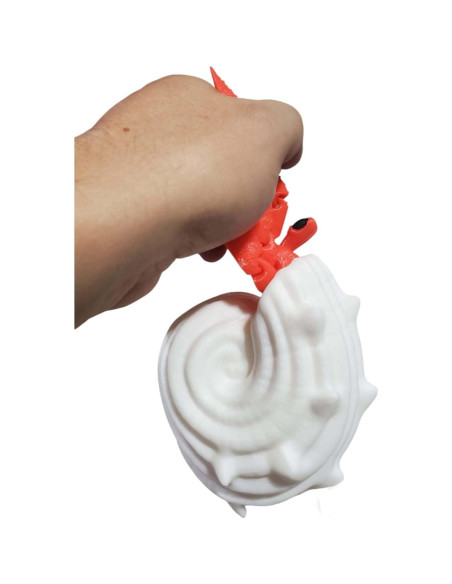 Cangrejo Ermitaño 3D Articulado - Juguete Antiestrés Creativo