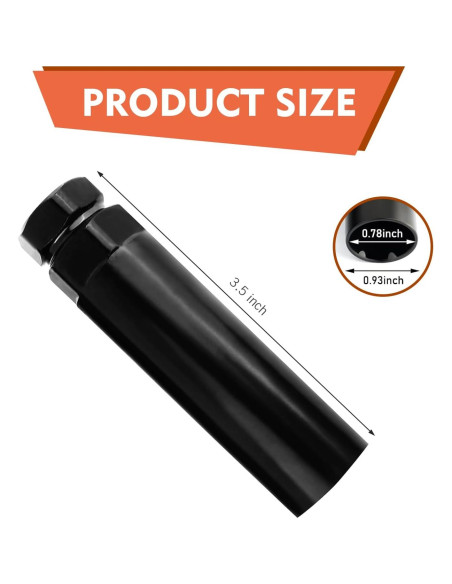 Llave de Tuerca Spline 6 Puntos Zeathery 19 mm y 20.6 mm