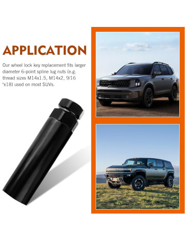 Llave de Tuerca Spline 6 Puntos Zeathery 19 mm y 20.6 mm