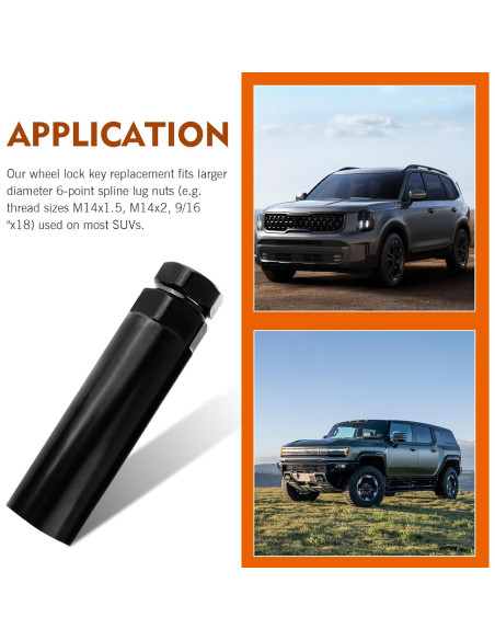 Llave de Tuerca Spline 6 Puntos Zeathery 19 mm y 20.6 mm