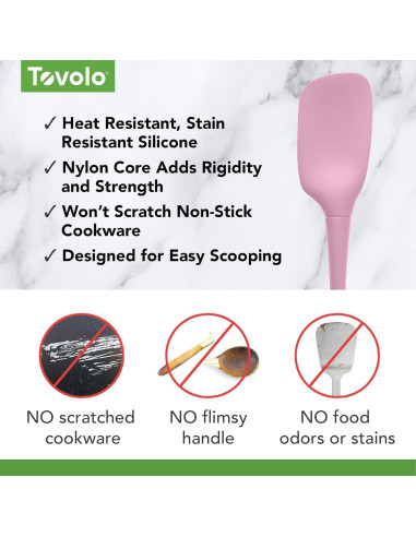 Cuchara Espátula de Silicona Tovolo Color Sorbete Rosa