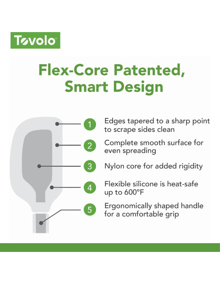 Cuchara Espátula de Silicona Tovolo Color Sorbete Rosa