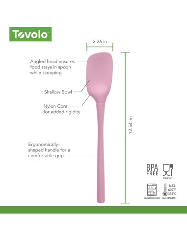 Cuchara Espátula de Silicona Tovolo Color Sorbete Rosa