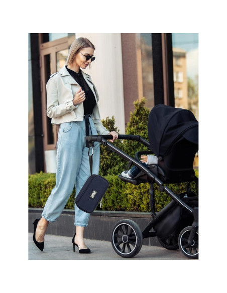 Bolsa de Viaje para Leche Materna DawnBox Azul 600ml con Termómetro