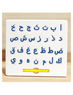 Tablero Magnético de Letras Árabes HB-HEXA 25.4x30.48 cm Azul