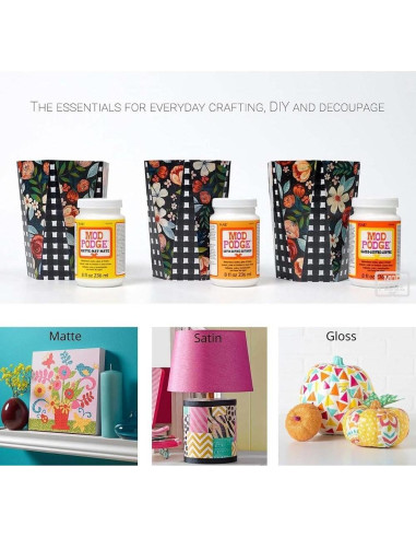 Mod Podge Mate 473 ml - Pegamento y Sellador Multiusos No Tóxico