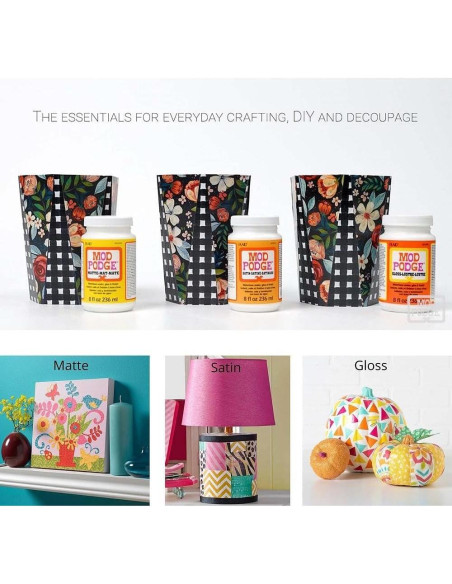 Mod Podge Mate 473 ml - Pegamento y Sellador Multiusos No Tóxico