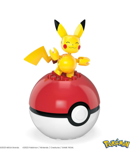 Set de Construcción Pokémon MEGA con 4 Figuras y Poké Ball