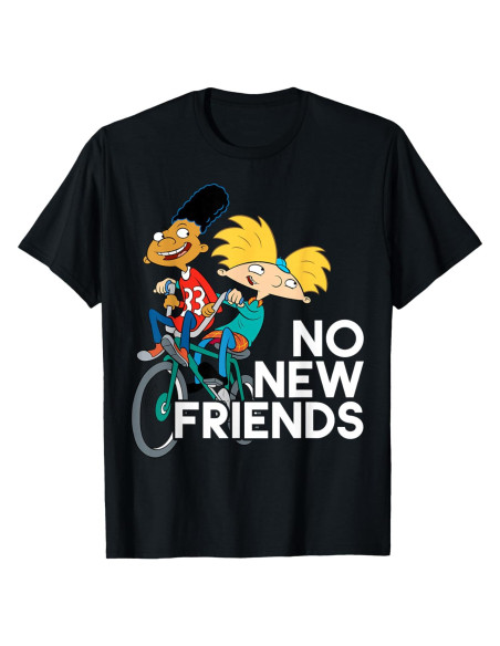 Camiseta Nickelodeon Hey Arnold! Niño Unisex - Ligera y Clásica