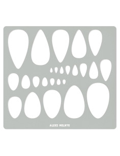 Plantilla de Metal para Joyería DIY Aleks Melnyk 204x185mm