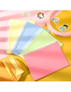 Álbum de Stickers Reutilizable Sabary 4 Piezas A5 Colores 2