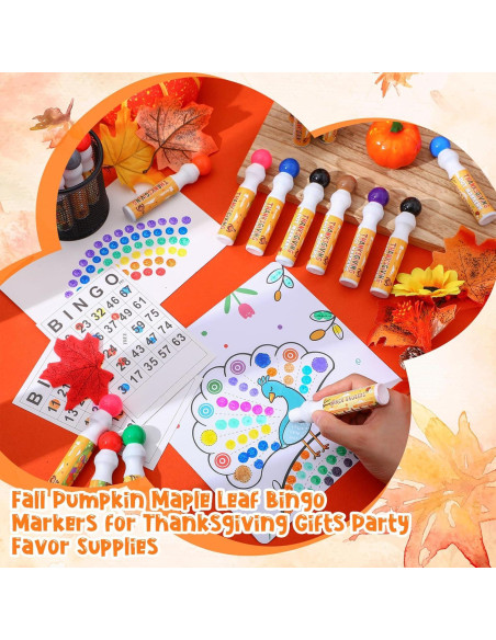 Marcadores de Bingo Eersida 48 Piezas Multicolor 12 Colores