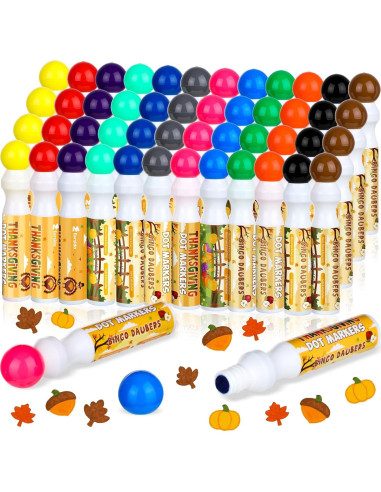 Marcadores de Bingo Eersida 48 Piezas Multicolor 12 Colores