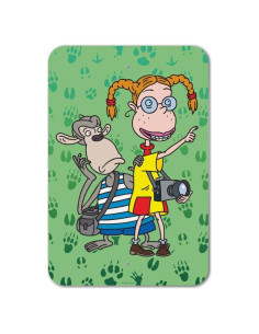 Letrero de Pared Los Thornberrys Eliza y Darwin 15.3x22.9cm