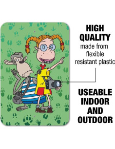 Letrero de Pared Los Thornberrys Eliza y Darwin 15.3x22.9cm 2