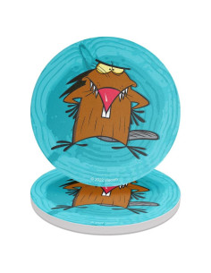 Set de 2 Posavasos Redondos Cerámica GRAPHICS & MORE 9.9 cm