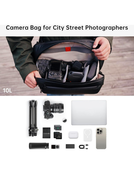 Bolsa de Mensajero PGYTECH OneGo Solo V2 para Cámara 10L