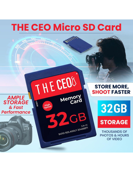 Tarjeta de Memoria SDHC 32GB The CEO Ultra 90MB/s Clase 10
